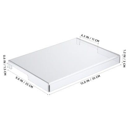 POPETPOP Transparent Laptop Keyboard Dust Cover: Laptop Acrylic Keyboard Cover - Computer Transparent Waterproof Protector Case for Home School Office, 14 Inches - size: 35.00X25.00X3.00CM
