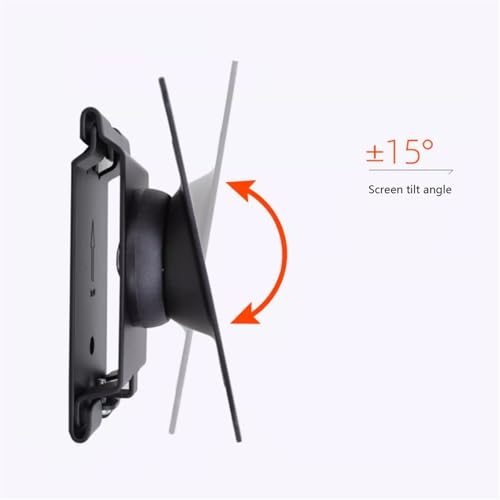 Monitor Stand Single Monitor Wall Mount Fits Most 15-27" LCD Monitor, Adjustable Steel Monitor Mount Tilt & Rotate, VESA 75x75/100x100 mm, Holds up to 29.98lbs Monitor Stand Desk arm