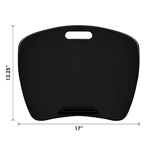 LAPGEAR Basic Lap Desk – Black, Fits 15.6” Laptops - color: Black