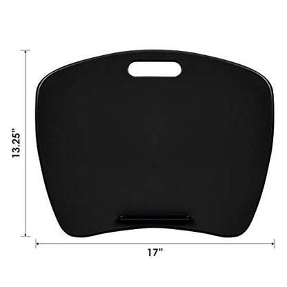 LAPGEAR Basic Lap Desk – Black, Fits 15.6” Laptops - color: Black