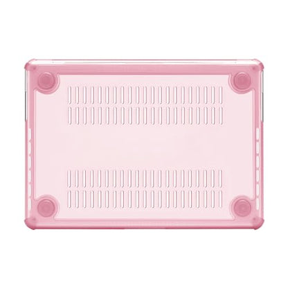 MOSISO Compatible with MacBook Pro 14 inch Case M5 M4 M3 M2 M1 2026-2021 | 3 in 1 Kit Anti-Crack Hard Shell with TPU Bumper, A3427 A3426 A3434 A3112 A3185 A3401 A2918 A2992 A2779 A2442, Chalk Pink - color: Chalk Pink