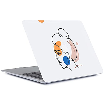 Case Compatible with MacBook Pro 13 inch 2012 2011 2010 2009 2008 Release with CD-ROM, Plastic Hard Shell Cover & Sleeve Bag & Keyboard Cover Skin for MacBook Pro 13 A1278,Girl Painting - color: Girl Painting, size: A1278(Pro 13 w/CD-ROM 2008-2012)