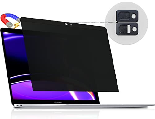 Peslv Magnetic Privacy Screen for MacBook Pro 15 Inch (2012-2015), Removable Anti Blue Light Glare Peep Filter Black Out Screen Protector for Mac 15.4 In Laptop Model (A1278 A1286 A1398) - color: black, size: MacBook Pro 15 Inch(2012-2015)