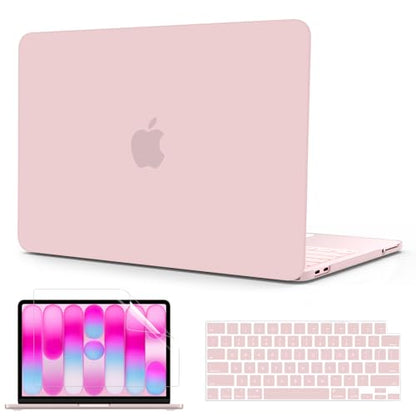 B BELK for MacBook Neo Case 13 inch 2026 Release Model A3404 A18 Pro, Blush | Slim Protective Matte Hard Shell for Mac Neo Case with Keyboard Cover &Screen Protector, Precision Fit, Scratch Resistant - color: Blush