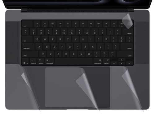 Palm Rest Protector Cover Accessories for 2026-2021 MacBook Pro 16 Inch M5 M4 M3 M2 M1 Pro/Max A3428 A3429 A3403 A3186 A2991 A2780 A2485, MacBook Pro Skin, Invisible Scratche Protection, Clear - color: Clear, size: 2021-2026 MacBook Pro 16"