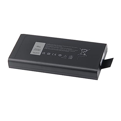 97Wh X8VWF CJ2K1 Battery for Dell Latitude 14 Rugged 5404 5414 E5404 7404 | for Latitude 7414 E7404 Series P45G P45G002 P46G P46G001 P46G002 DKNKD 5XT3V VCWGN XN4KN XRJDF YGV51 4XKN5 453-BBBE 453-BBBD - size: 8*4*1.6inch X8VWF