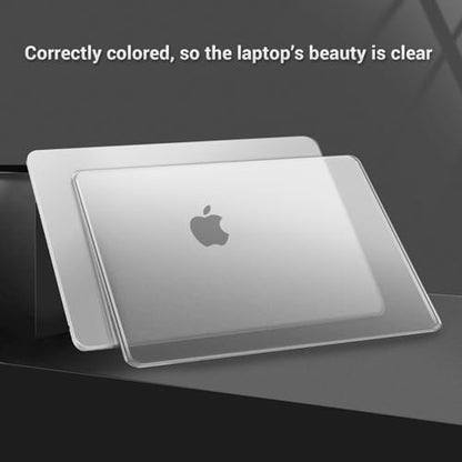 MOSISO Compatible with MacBook Air 13 inch Case M5 M4 M3 M2 2026-2022 | 2 in 1 Kit Anti-Fingerprints Shell for Mac Air 13.6, Ultra Seamlessly Closes Cover, A3449 A3240 A3113 A2681, Matte Clear - color: Matte Clear