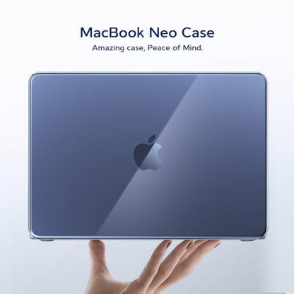 B BELK for MacBook Neo Case 13 inch 2026 Release A3404, Crystal Indigo | Scratch Resistant Protective Hard Shell for Mac Neo Case with Keyboard Cover & Screen Protector, Lightweight, Easy Snap-On - color: Crystal Indigo