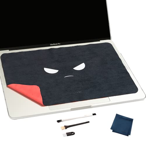 2 Pack Reversible 13" Microfiber Laptop Keyboard Cover Cloth for MacBook 13’’,Microfiber Liner Cleaning Cloth for MacBook (13'' MacBook)