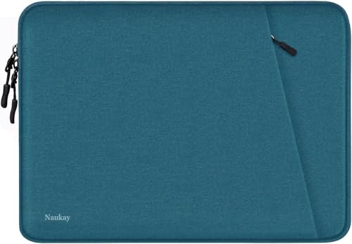 Laptop Case 14 inch, Shockproof Protective Computer Cover with Accessories Pocket, Portable Laptop Sleeve Compatible for 14 inch MacBook Air/Pro, Dell, HP, Acer, Asus, Lenovo, Cyan - color: Cyan, size: 14 inch