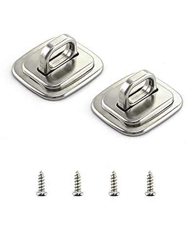 QWORK Laptop Cable Lock Anchor, 2 Pack Steel Desk Mount Anchor Accessory, Security Anchor Base Plate for Laptop Cable Locks, for Keyed or Combination Cable Locks - size: 2 Pack