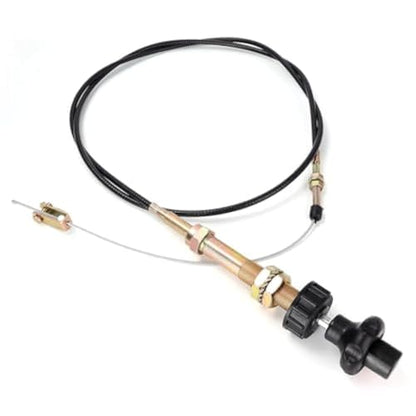 Creative.C 6FT Heavy Duty Vernier Adjustable Lock Cable, Part Number VCGTX06, Black Locking Adjustable Control Cable