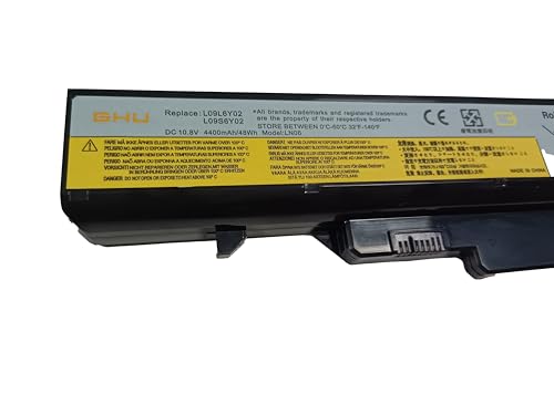 GHU L09S6Y02 57Y6454 Battery Replacement for Lenovo G460 G470 G560 B570 G780 V570 Z570, Compatible with L09M6Y02 L09L6Y02