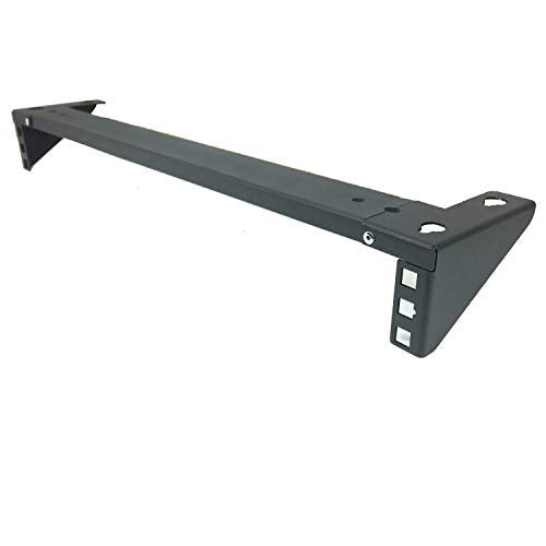 1U Steel Vertical Wall Mount Rack for 19" Network Equipments | Horizontal Under Desk PC Mount Bracket (1U90)