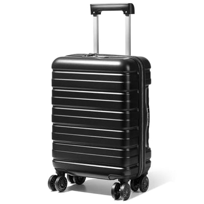 Lekesky 20 Inch Carry On Luggage 22x14x9 Airline Approved, Black | Durable ABS, Small Underseat Carry-on Luggage with TSA Lock Spinner Wheels, Personal Item Luggage Removable Wheels for Travel - color: B-Black, size: 20 Inch