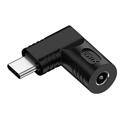 DC Jack 4.0x1.7mm Input to USB-C Type-C Angled 90 Degree Power Plug Charge Adapter for Laptop Phone - style: 4.0x1.7mm