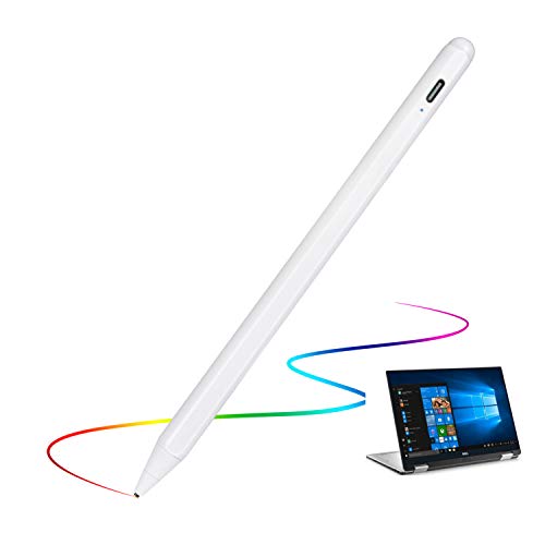 Stylus Pens for Dell 2 in 1 Laptop Pencil | Evach Capacitive High Sensitivity Digital Pencil with 1.5mm Ultra Fine Tip Stylus Pencil for Dell 2 in 1 Laptop Pen, White