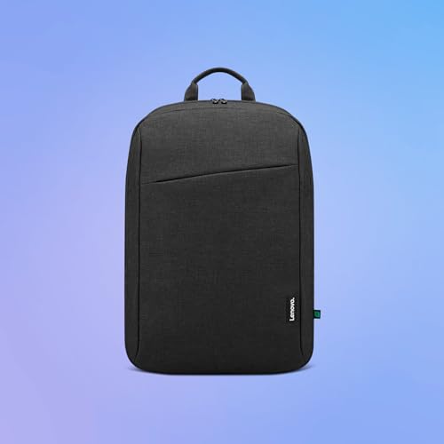 Lenovo 16” ECO Laptop Backpack - B210 - Travel Pack for Laptop or Tablet, Durable, Water-Repellent, Made from Recycled Material, Lightweight, Sleek Design for Travel, Business, Casual Backpack - Black - size: 16 inch