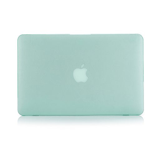 RUBAN Case Compatible with MacBook Air 13 Inch (Models: A1369 & A1466, Older Version 2010-2017 Release), Slim Snap On Hard Shell Protective Cover and Keyboard Cover, Green - color: Green