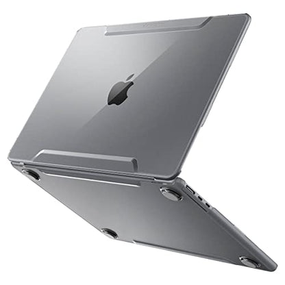 Spigen for MacBook Air 13 inch Case M5 (2026), MacBook Air 13 inch M4/M3/M2 (2025-2022), Thin Fit Transparent Protective Hard Shell Case Cover, 13.6 inch, A3449 A3240 A3113 A2681, Crystal Clear | Transparent Hard Case with Scratch Resistant Protection for