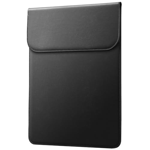 JETech Slim Laptop Sleeve for 14-Inch Devices, Black | For MacBook Neo (A18 Pro), MacBook Pro 14"(M5-M1, 2026-2020), Slim Lightweight Design, PU Leather Material - color: Black, size: 14-Inch
