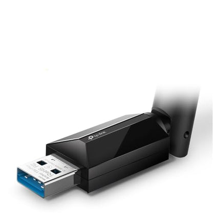 TP-Link USB WiFi Adapter for Desktop PC, AC1300 USB 3.0 Wireless Dual Band Network Adapter with High Gain Antenna(Archer T3U Plus), MU-MIMO, Windows 11/10/8.1/8/7/XP, Mac OS 10.9-10.15