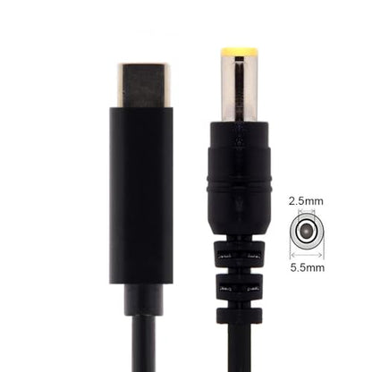 Type C USB-C Input to DC 5.5 * 2.5mm Power PD Charge Cable for Laptop Notebook - style: 65W DC5.5X2.5MM