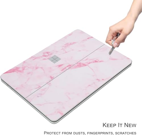 Ultra Thin Protective Cover Skin Decal Sticker for 2023 Microsoft Surface Laptop Studio 2, Easy Apply, Anti-Scratch, Residue Free Vinyl Skin [Pink Marble] - color: Pink Marble, size: Surface Laptop Studio 2