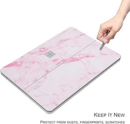 Ultra Thin Protective Cover Skin Decal Sticker for 2023 Microsoft Surface Laptop Studio 2, Easy Apply, Anti-Scratch, Residue Free Vinyl Skin [Pink Marble] - color: Pink Marble, size: Surface Laptop Studio 2