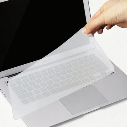 Universal Keyboard Protector Cover, 15-17 Inch | Clear Silicone, Waterproof, Dustproof, Ultra Thin, For Dell HP Acer ASUS Lenovo MacBook - size: 15-17 Inch