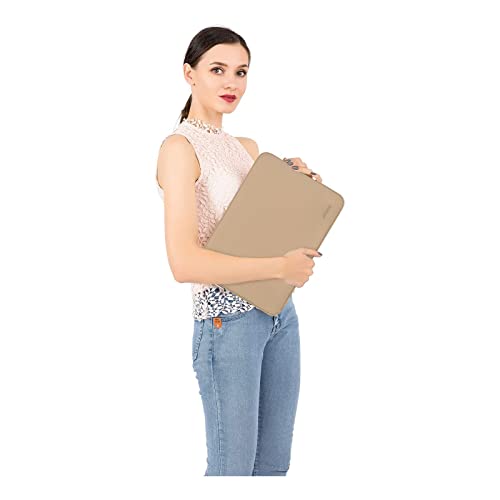 MOSISO Laptop Case 13.3 inch, 13-13.3 inch Laptop Sleeve with Small Case | Compatible with MacBook Air/Pro 13/Pro 14 M5 M4 M3 M2 M1, HP Dell ASUS Lenovo, Neoprene Computer Sleeve Bag, Apricot - color: Apricot, size: 13.3 inch