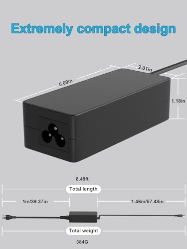90W AC Power Adapter for Lenovo Thinkcentre Neo 50a 50q 30a M70q M73 M75q M80q M83 M90q M93p M700 M710 M710q M715q M720 M900 M910 M910q m53 m90n-1 m910q m92p Tiny/All-in-One Desktop Charger