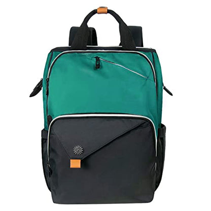 Hap Tim Womens Laptop Backpack, Travel Backpack for Women, Work bag, Nurse bag, Carry on Backpack, Nurses Week Gifts for Women（7651-MB） - color: Dark Green