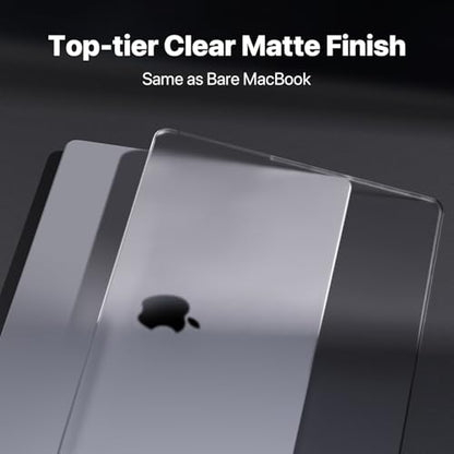 Soonjet for MacBook Neo 13 inch Case 2026 A3404 Hard Shell + Keyboard Cover | Clear Matte, Anti Scratch & Fingerprint, Protective Mac Laptop Cover, Thin & Lightweight, Sturdy & Durable Premium Plastic - color: Frost Clear