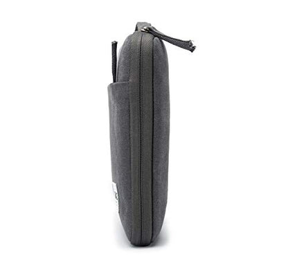 Kinmac 360° Heavy Duty Protective Laptop Sleeve Case Bag Cover with Handle for MacBook Air 13 inch,iPad Pro 13 inch and 13.3 inch HP,Dell,Lenovo,Asus,Acer Laptop (Grey Canvas) - color: Grey, size: 12 inch-13.3 inch