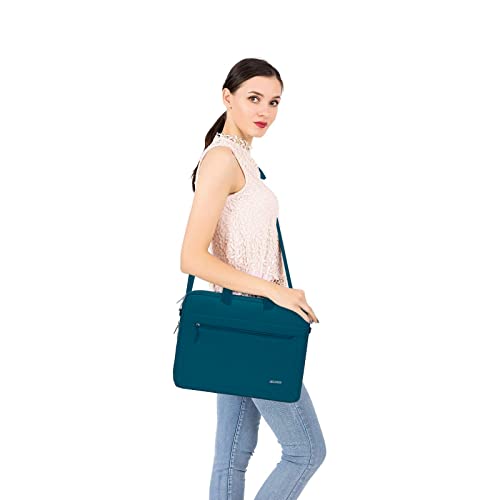 MOSISO Laptop Bag 13.3 inch, 13-14 inch Computer Bags | Compatible with MacBook Neo 13/ Air 13/13.6/ Pro 13/14, Laptop Messenger Bag with Adjustable Depth at Bottom, Deep Teal - color: Deep Teal, size: 13.3 inch
