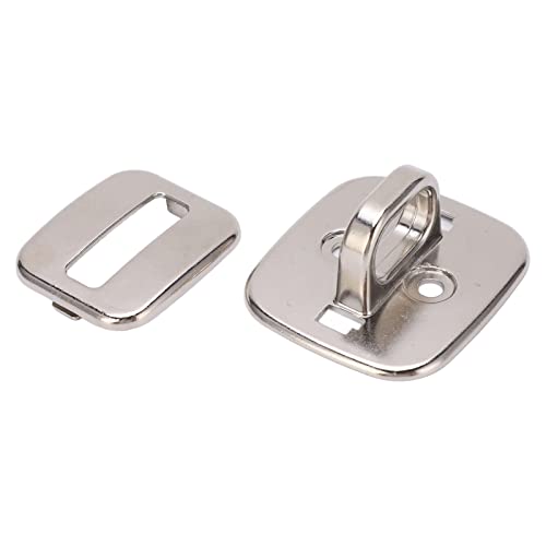GLOGLOW Computer Security Cable Anchor, Zinc Alloy Base for Laptop Locking, AntiTheft, Easy Installation for Desktop and Table Legs