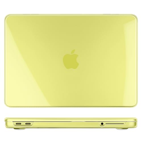 Batianda CrystalAir Case for MacBook Neo 13 Inch 2026, Crystal Citrus | 4-in-1 Bundle Ultra Clear Slim Hard Shell, Lightweight Everyday Protection for MacBook Neo 13 Inch 2026 Model A3404 - color: Crystal Citrus