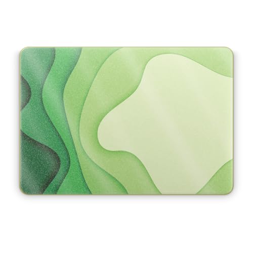 Glossy Glitter Laptop Skin Compatible with Apple MacBook Neo - Papercraft Green - Premium 3M Vinyl Protective Wrap Decal Cover - Easy to Apply | Crafted in the USA by MightySkins - color: Papercraft Green, size: MacBook Neo Full Cover Skin, style: Glossy