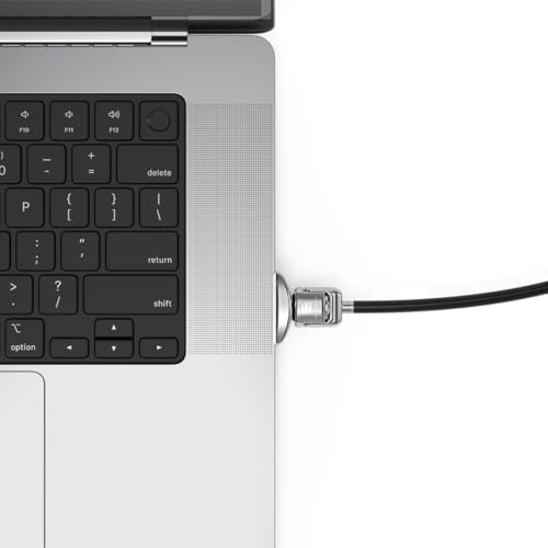 Compulocks Ledge Adapter for MacBook Pro 16-inch (M1/M2/M3/M4/M5) with Keyed Cable Lock | Secure aluminum MacBook security lock by Compulocks - size: Keyed Lock