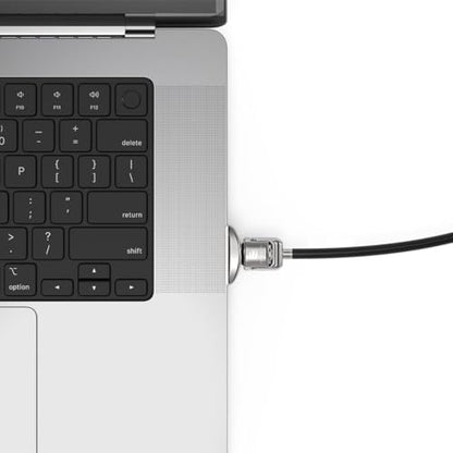 Compulocks Ledge Adapter for MacBook Pro 16-inch (M1/M2/M3/M4/M5) with Keyed Cable Lock | Secure aluminum MacBook security lock by Compulocks - size: Keyed Lock