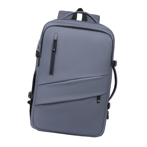 Business Travel Laptop Backpack Laptop Bag with USB Charging Port for Men Women Computer Bag for Laptop and Notebook - color: Gray