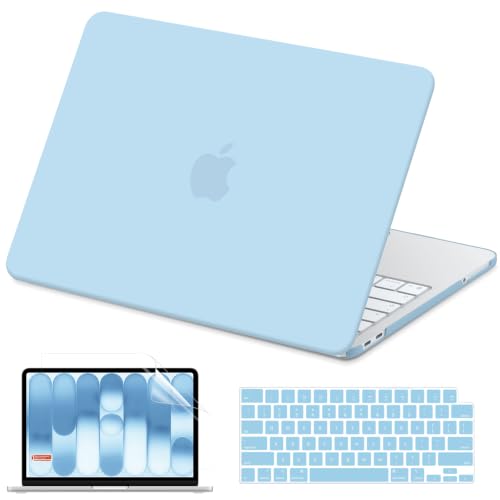 B BELK for MacBook Neo 13 Inch Case 2026 Model A3404, Airy Blue - color: Light Blue