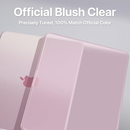 Soonjet for MacBook Neo 13 inch Case 2026 A3404 Hard Shell + Keyboard Cover | Official Blush Clear, Anti Scratch & Fingerprint, Pink Matte, Protective Mac Laptop Cover, Thin & Lightweight, Plastic - color: Frost Blush