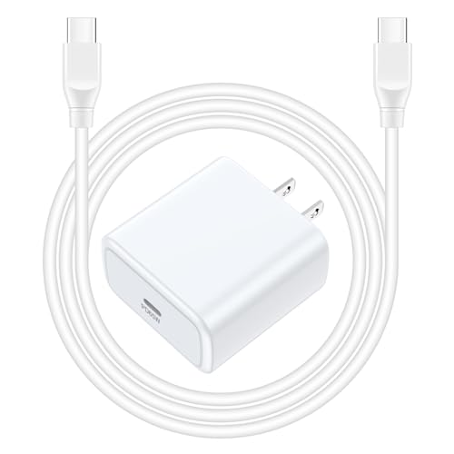 65W Super Fast Samsung Charger Type C for Samsung Galaxy S26 Ultra/S26 Plus | /S25 FE/S25 Edge/S24/S23/A57/A37/A17/A56/A36/A16/A15,Android Phone Charger Type C Fast Charging Block+6FT USBC to USBC Cable - color: White