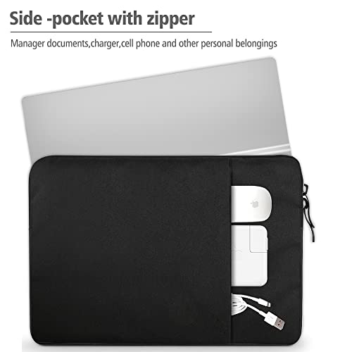 UPERFECT 18.5-inch Portable Monitor Case Polyester Laptop Sleeve Protective Case Vertical Style with Pocket Zipper for 18.5-inch Monitor Laptop Pad Tablet - size: 18.5"