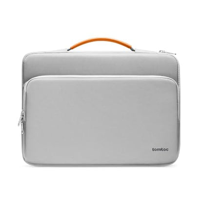 tomtoc 360° Protective Laptop Bag for 15.6" HP ASUS Dell Lenovo Acer Laptop | Water-Resistant Notebook Sleeve Case Fits HP EliteBook/ProBook, Lenovo Legion/Yoga/ThinkPad/ThinkBook/IdeaPad 15.6" Laptop - color: Gray, size: 15.6-16.2 Inch