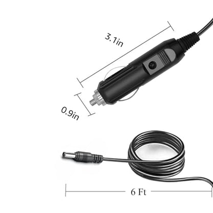 UpBright Car 12V Adapter Compatible with DEWALT DXAEJ14 DXAEPS2 1400 2800 Peak Amp 12 Volt Power Source Station 120psi Jump Starter Digital Air Compressor 12VDC Auto RV Camper Supply Battery Charger