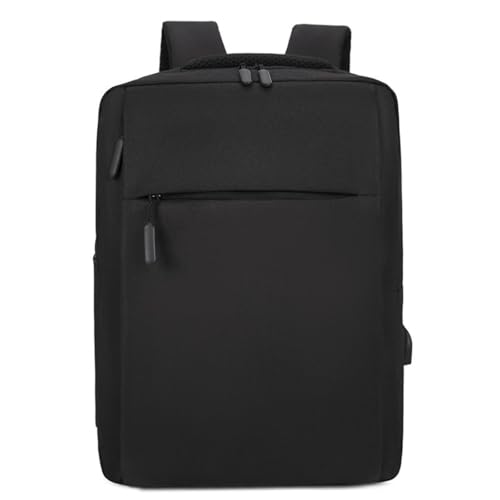 Laptop Backpack with USB Charging Port, Business Travel Backpack for 15.6 Inch Laptop, Computer Bag for Men Women - color: Black