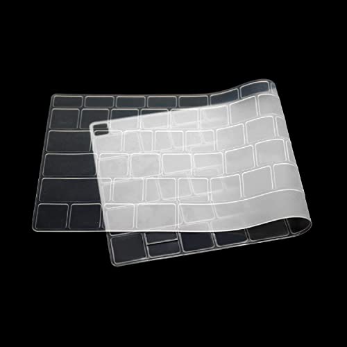 Se7enline Compatible with MacBook Keyboard Cover Skin for Mac Neo & Air 13/15 & Pro 14/16 inch (M5 M4 M3 M2 M1 A18 Pro) 2026/2025/2024/2023/2022/2021 Silicone Backlight Dustproof Durable,Transparent - color: Frost Transparent